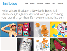 Tablet Screenshot of firstbase.in
