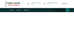 Desktop Screenshot of firstbase.co.uk