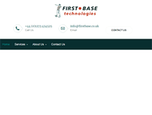 Tablet Screenshot of firstbase.co.uk